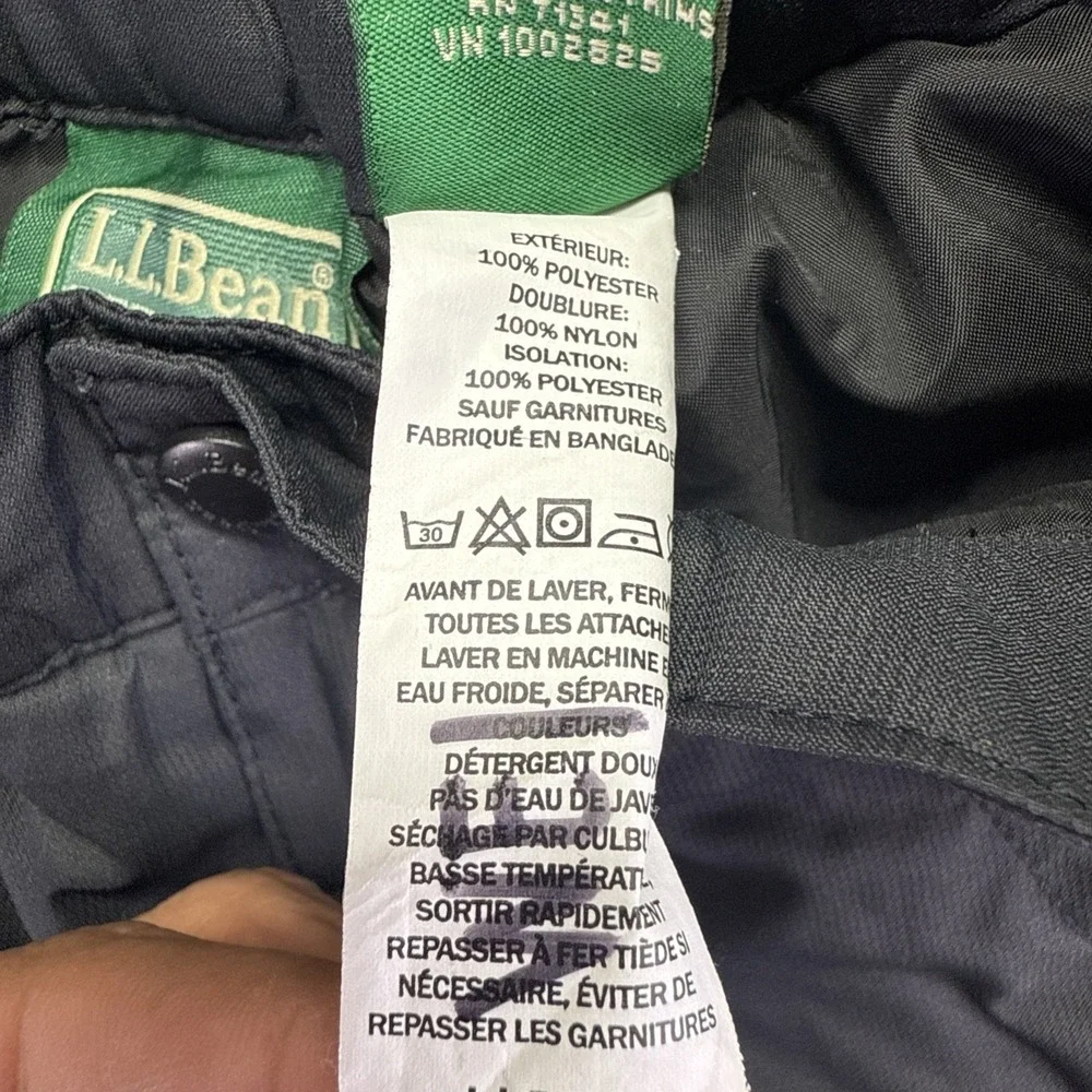LL Bean Kids‎ Cold Buster Ski Snow Pants Black Size Size 4 Snowboard Excellent